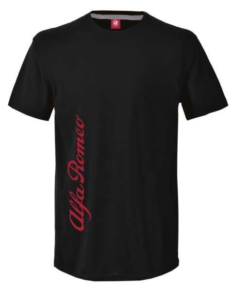 Playera Alfa Romeo Negro Cuello redondo AR-101