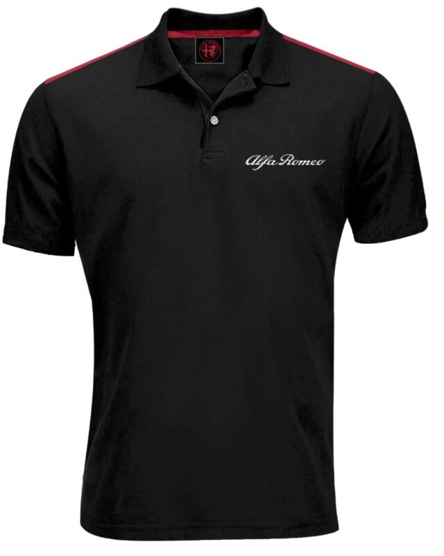 Polo Alfa Romeo Negro Modelo AR-203